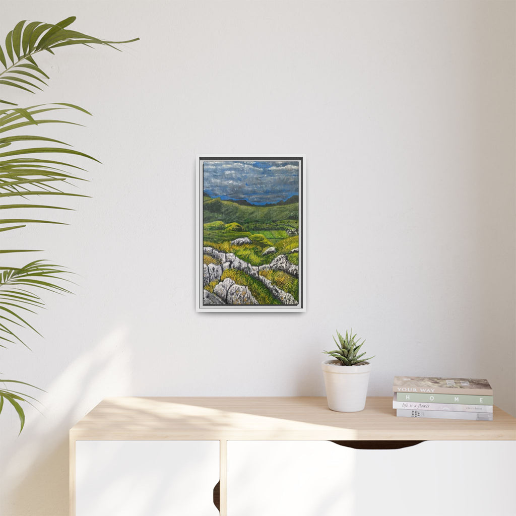 Framed Matte Canvas Print — View from High Rigg Wall Art