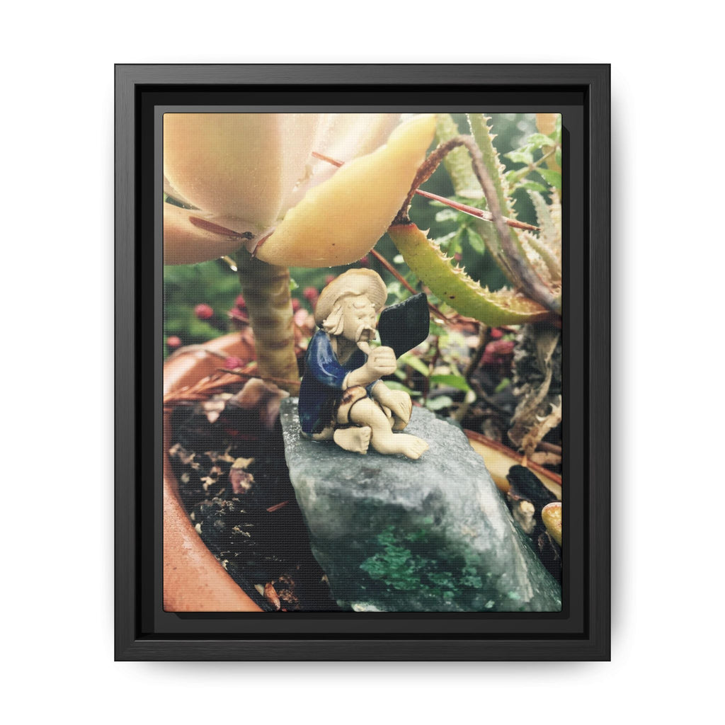 Figure Photo Canvas Print — Framed Matte Wall Art