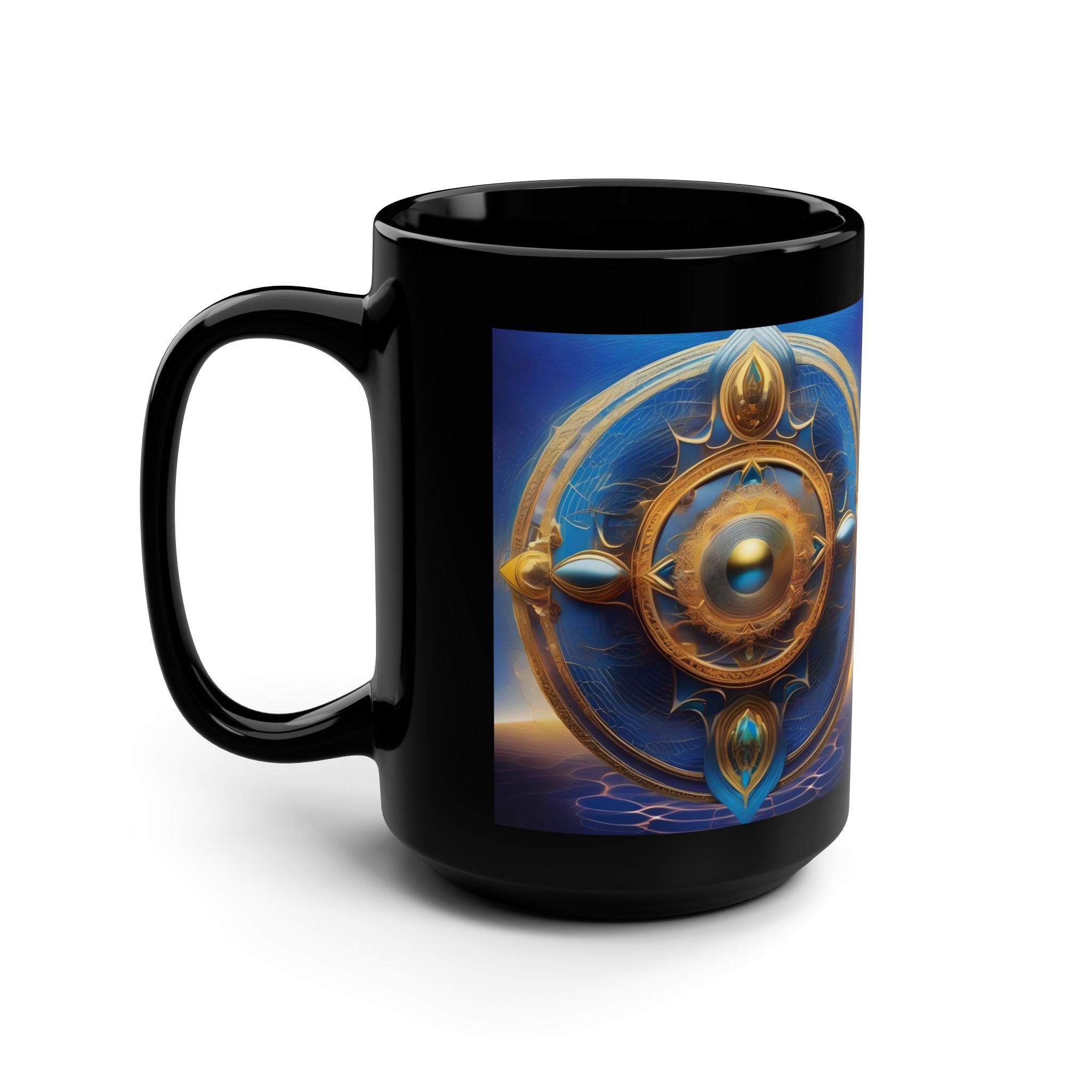 Mother Black Mug – Redhead Witch Holding Potion Soup, 15oz