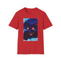 Demon Cat from the El Encanto Hotel T-Shirt — Glowing Eyes Creepy Cat Graphic Tee