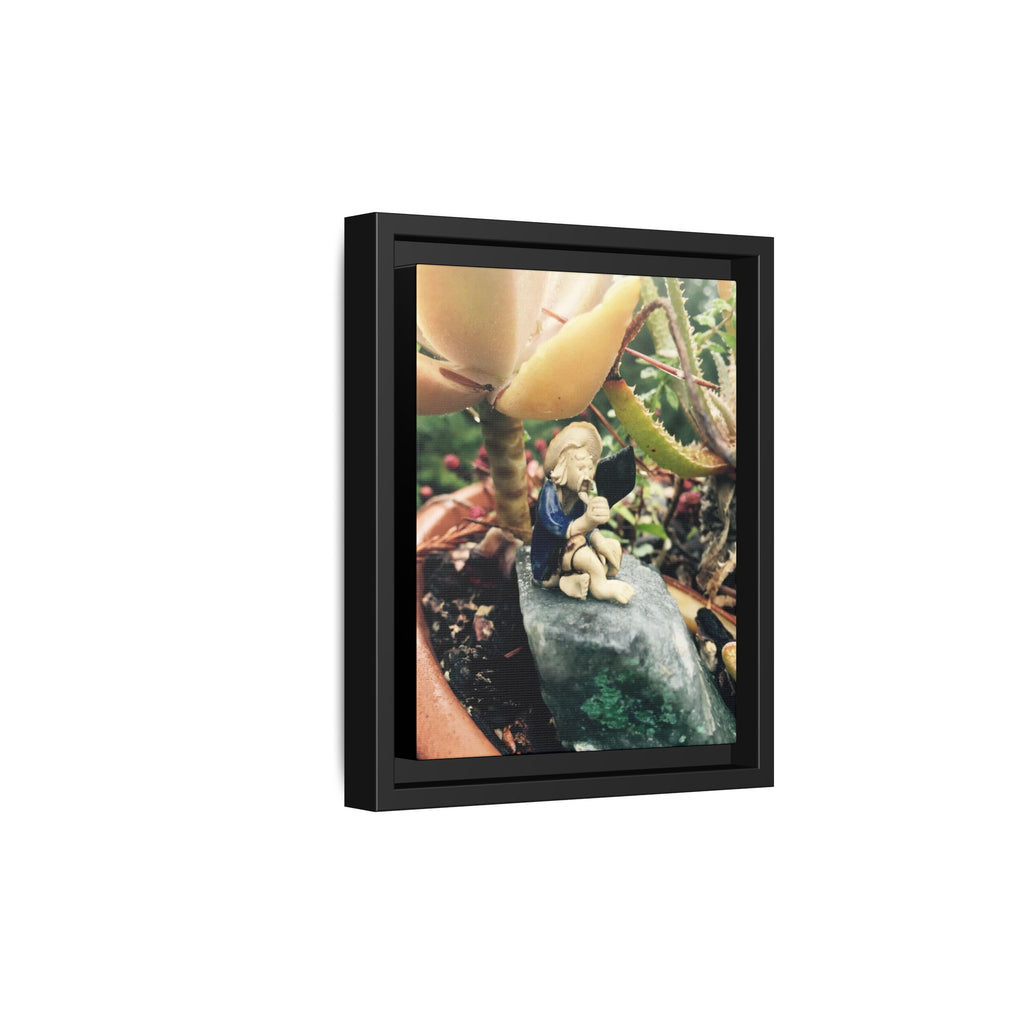 Figure Photo Canvas Print — Framed Matte Wall Art