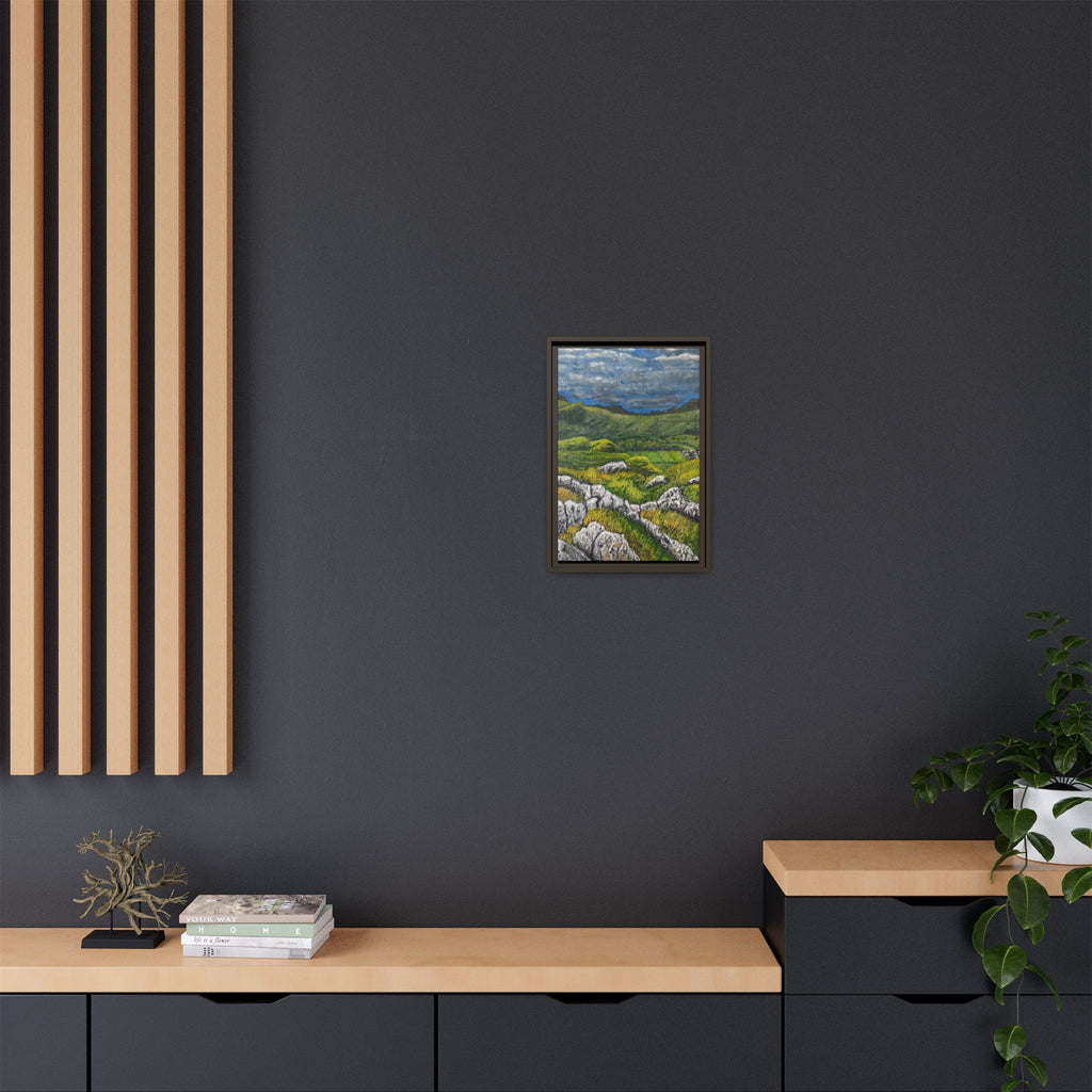 Framed Matte Canvas Print — View from High Rigg Wall Art