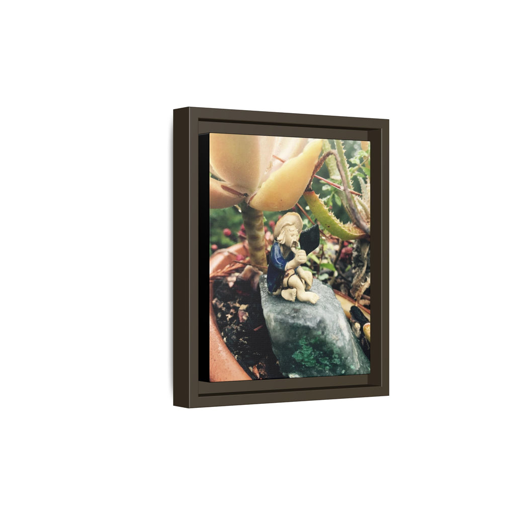 Figure Photo Canvas Print — Framed Matte Wall Art