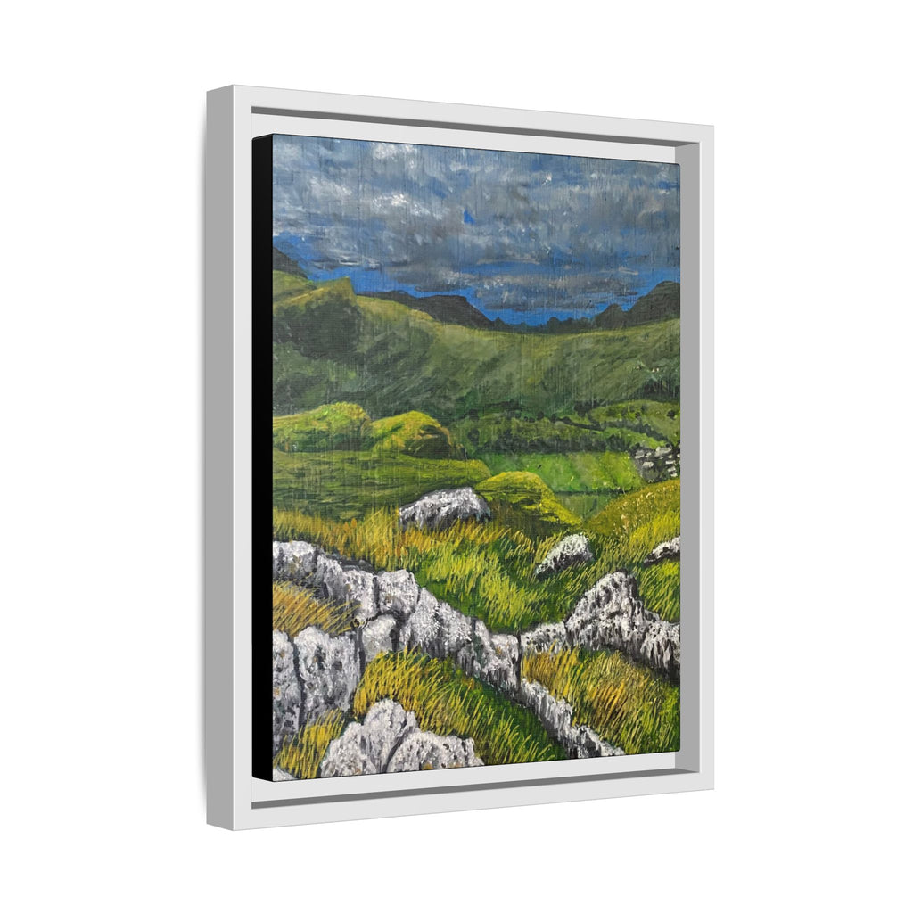 Framed Matte Canvas Print — View from High Rigg Wall Art
