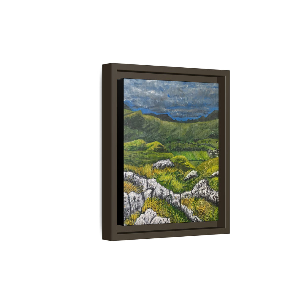 Framed Matte Canvas Print — View from High Rigg Wall Art