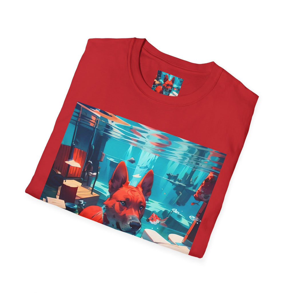 Dog Art Tee — Vibrant Retro Dog Graphic T-Shirt