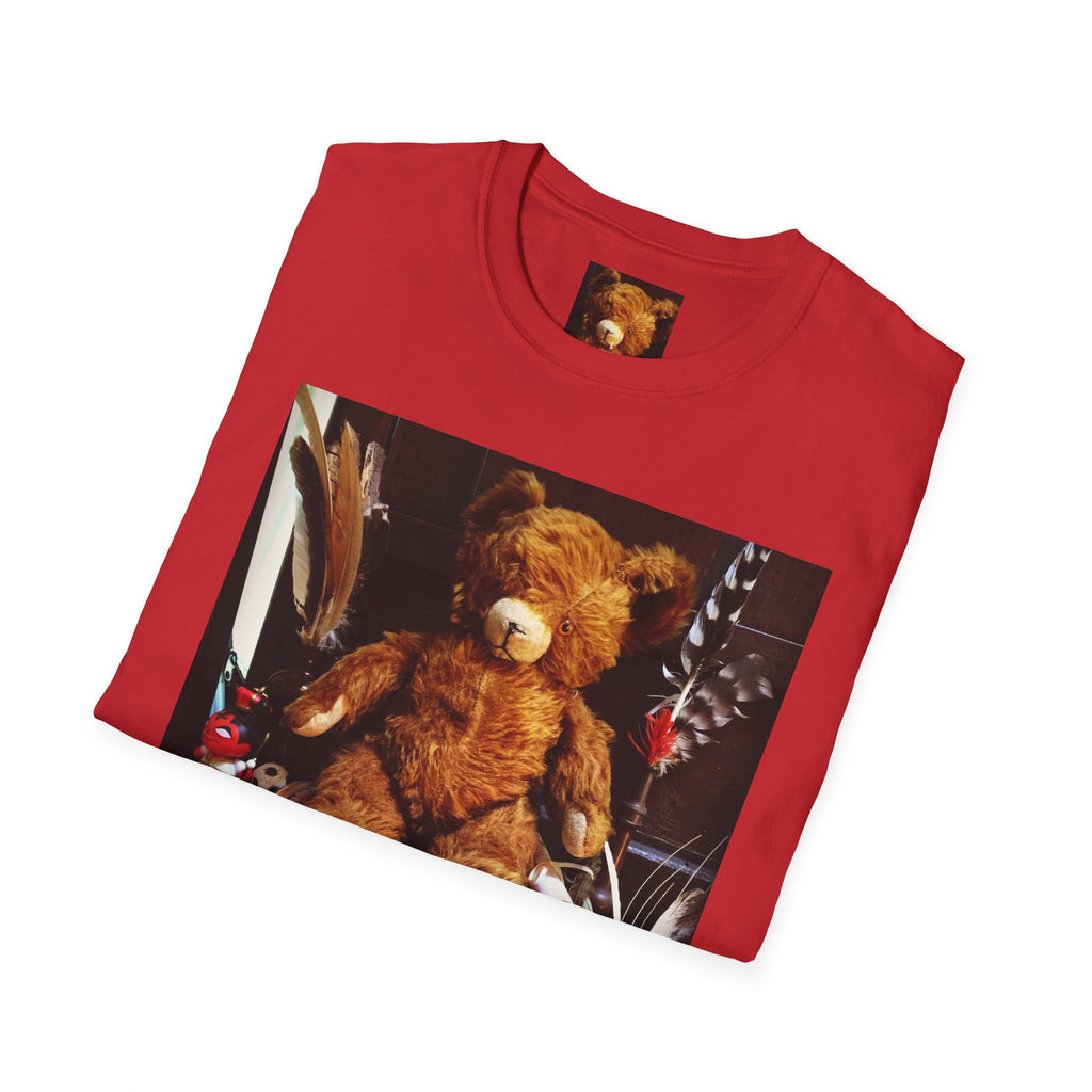 Teddy Bear Photo Tee — Vintage Stuffed Bear Graphic T-Shirt