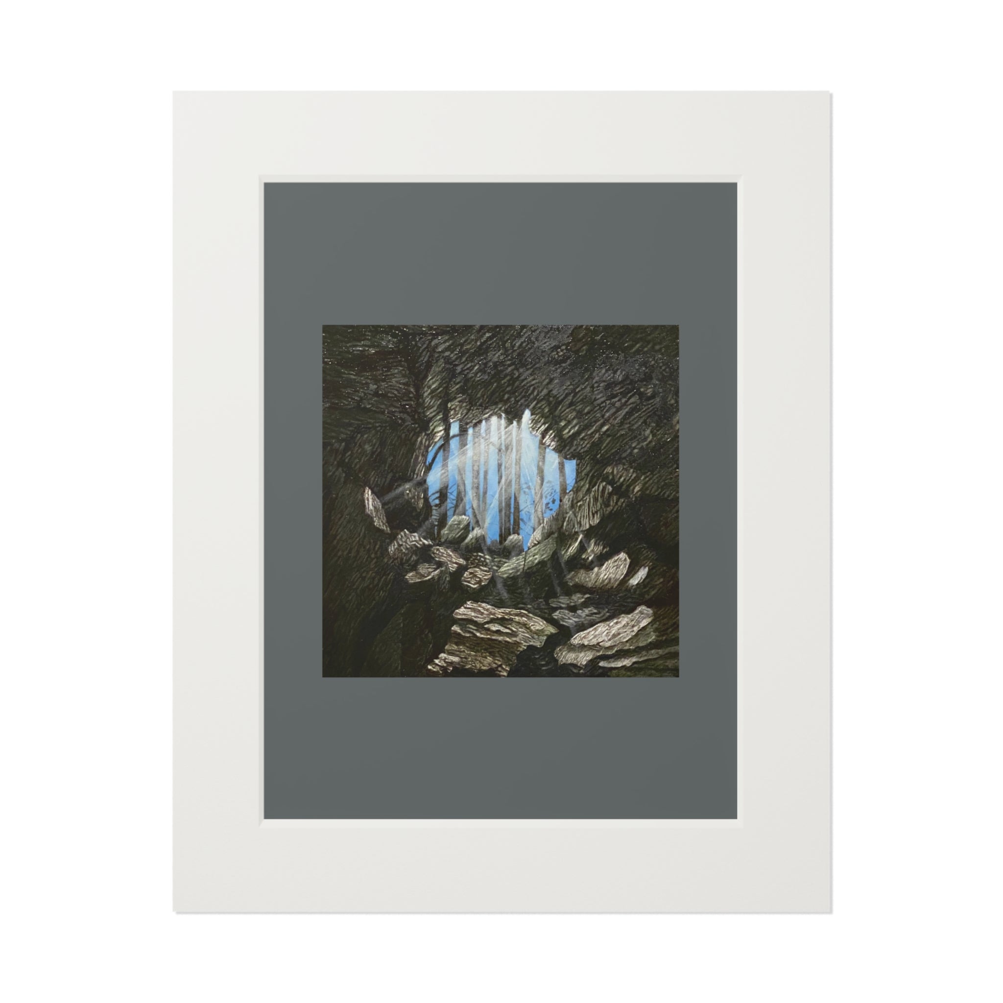 Fine Art Print with White Passepartout Frame - Portal One (2025)