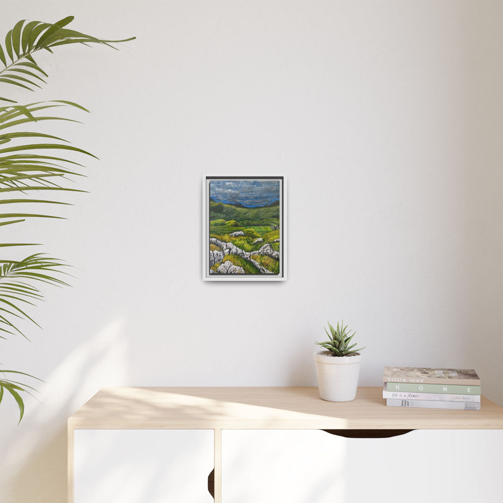 Framed Matte Canvas Print — View from High Rigg Wall Art