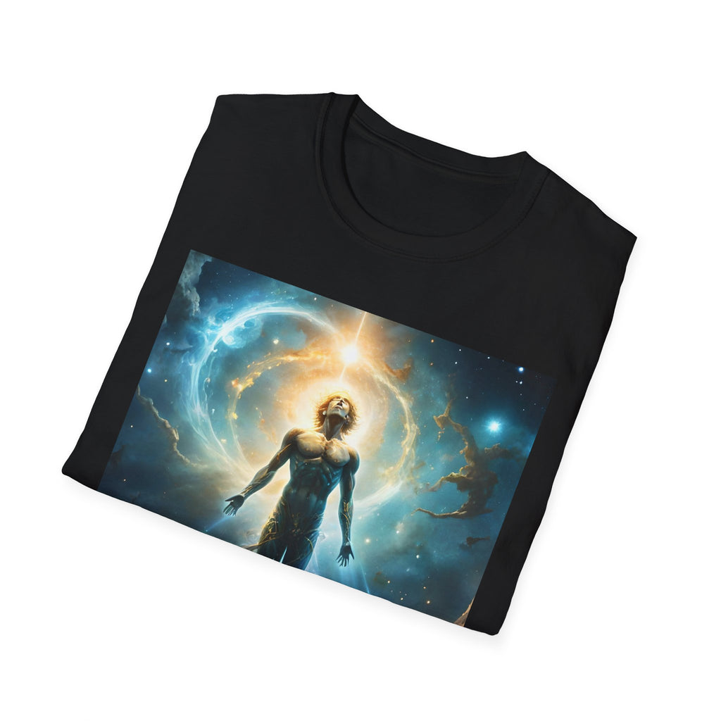 Cosmic Ascension T-Shirt — Spiritual Galaxy Meditation Tee