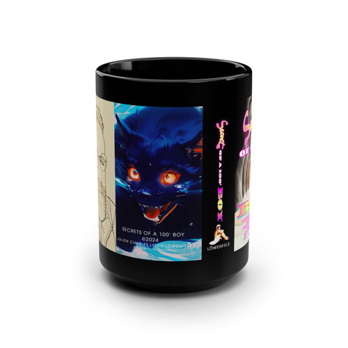 Black 15oz Mug — Secrets of a 100ft. Boy Collector Mug