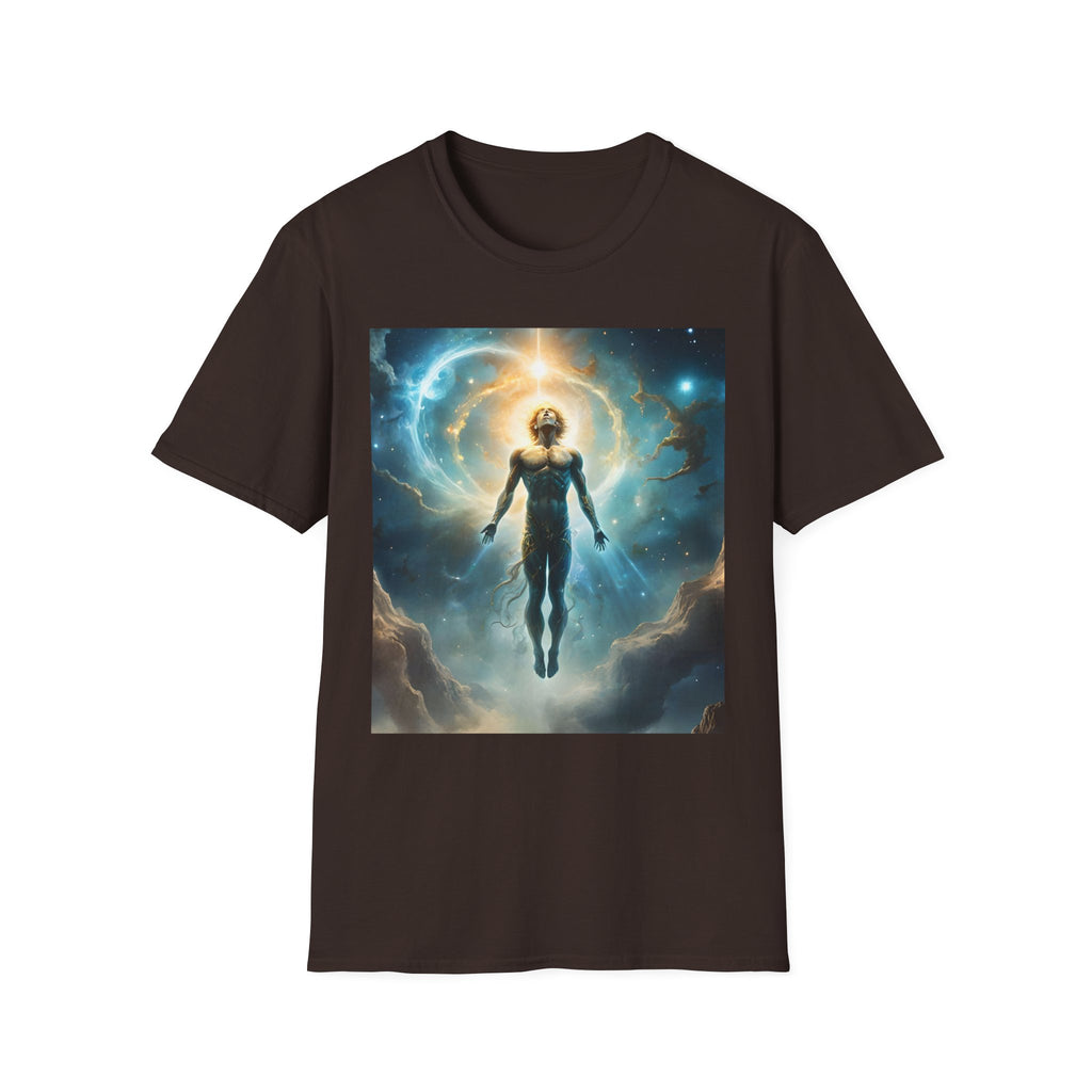 Cosmic Ascension T-Shirt — Spiritual Galaxy Meditation Tee