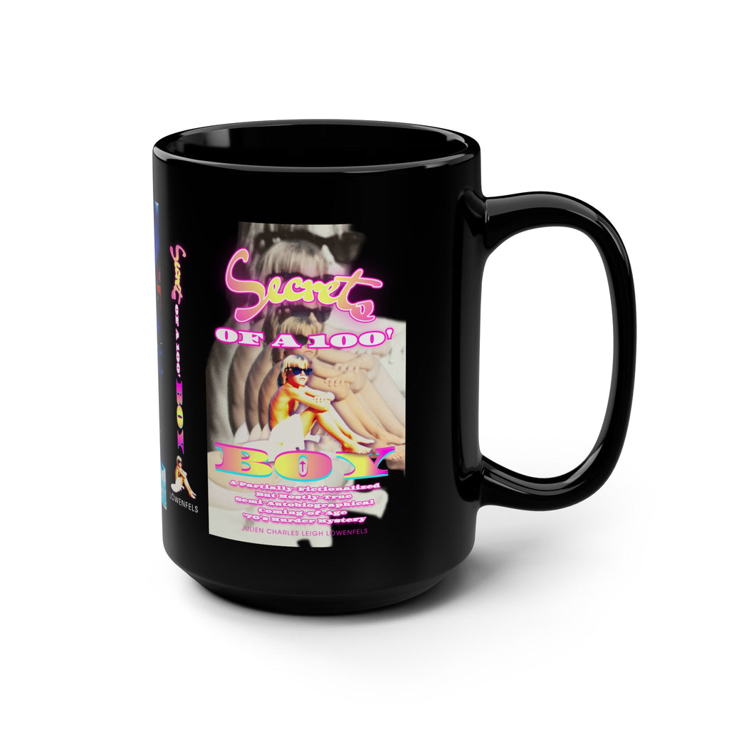 Black 15oz Mug — Secrets of a 100ft. Boy Collector Mug