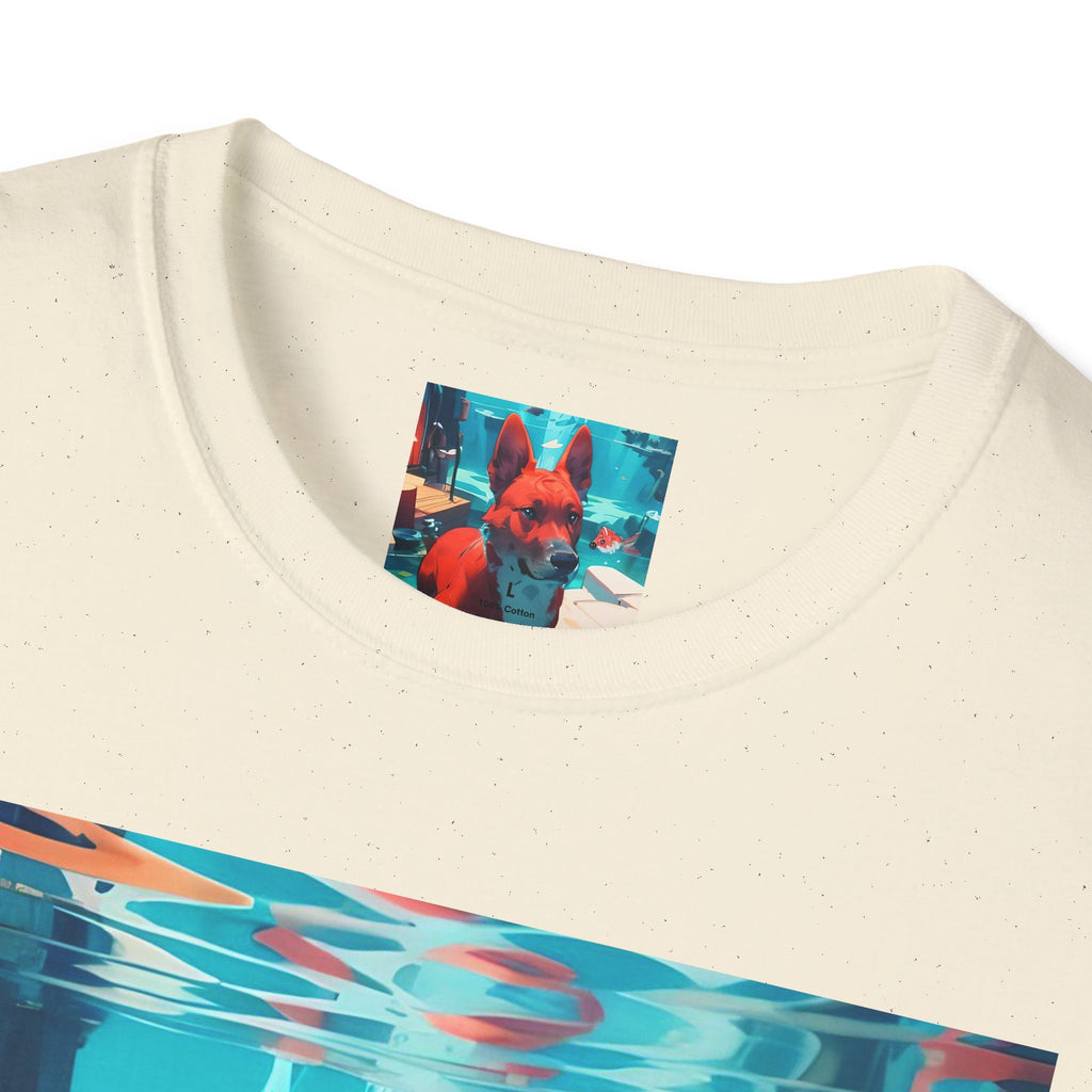 Dog Art Tee — Vibrant Retro Dog Graphic T-Shirt