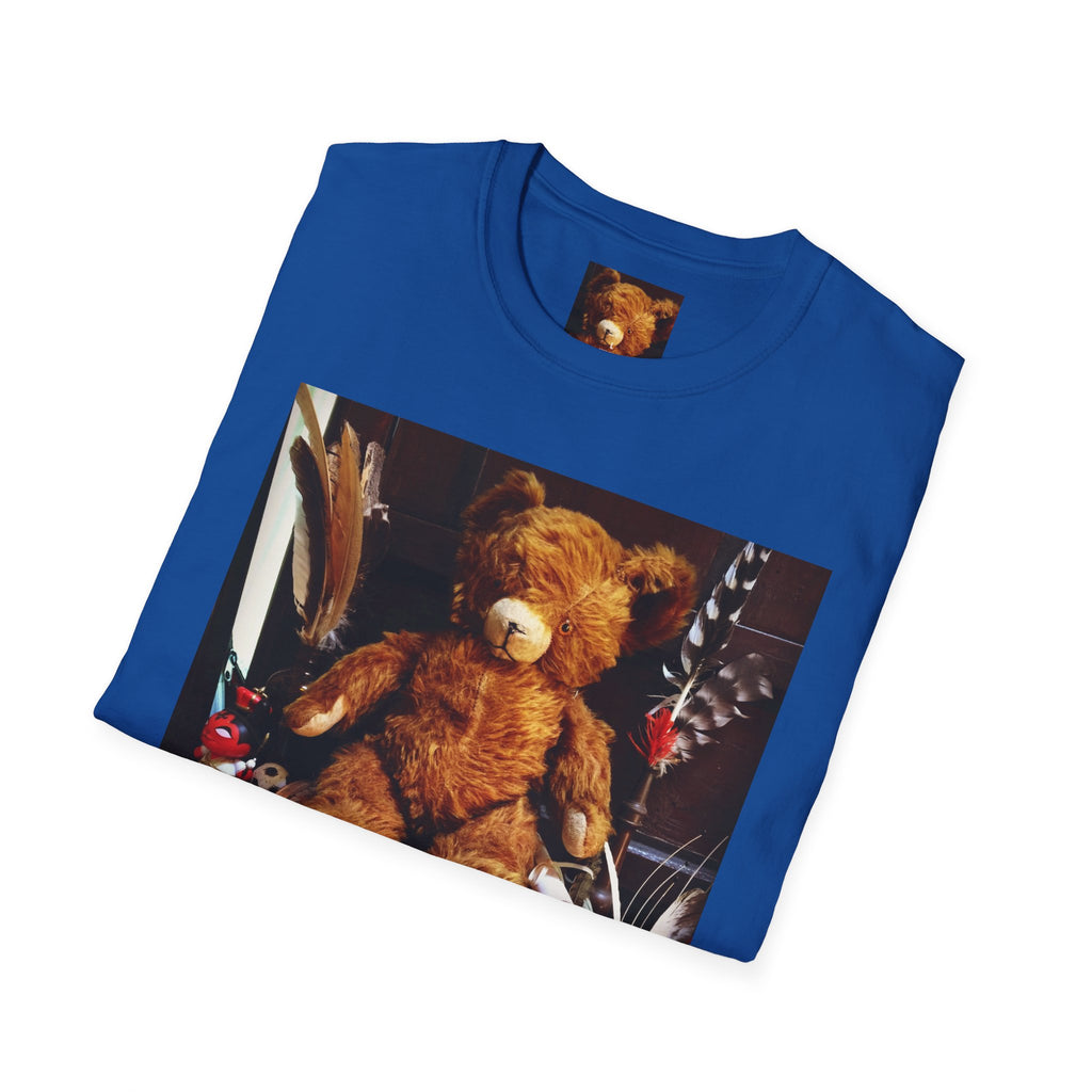 Teddy Bear Photo Tee — Vintage Stuffed Bear Graphic T-Shirt