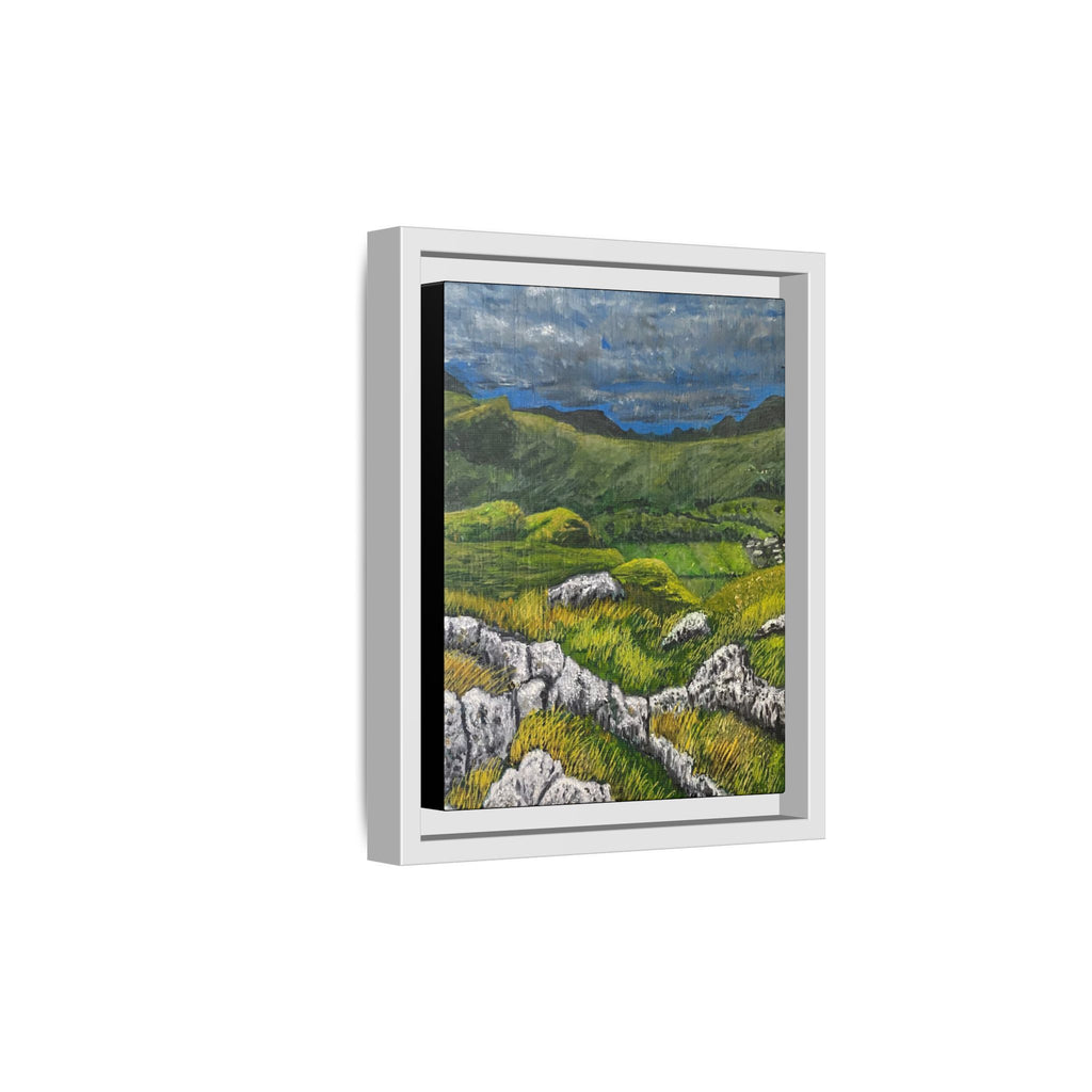 Framed Matte Canvas Print — View from High Rigg Wall Art