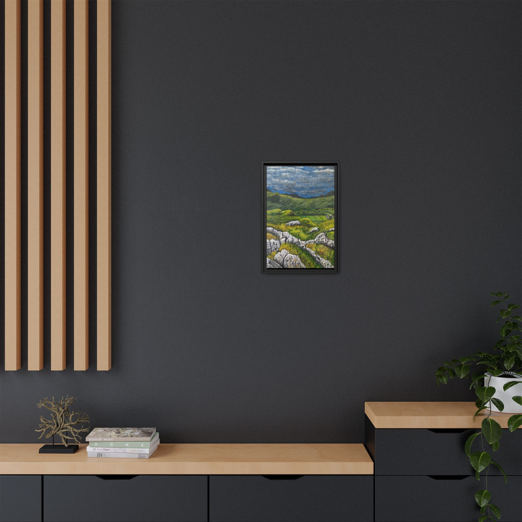 Framed Matte Canvas Print — View from High Rigg Wall Art