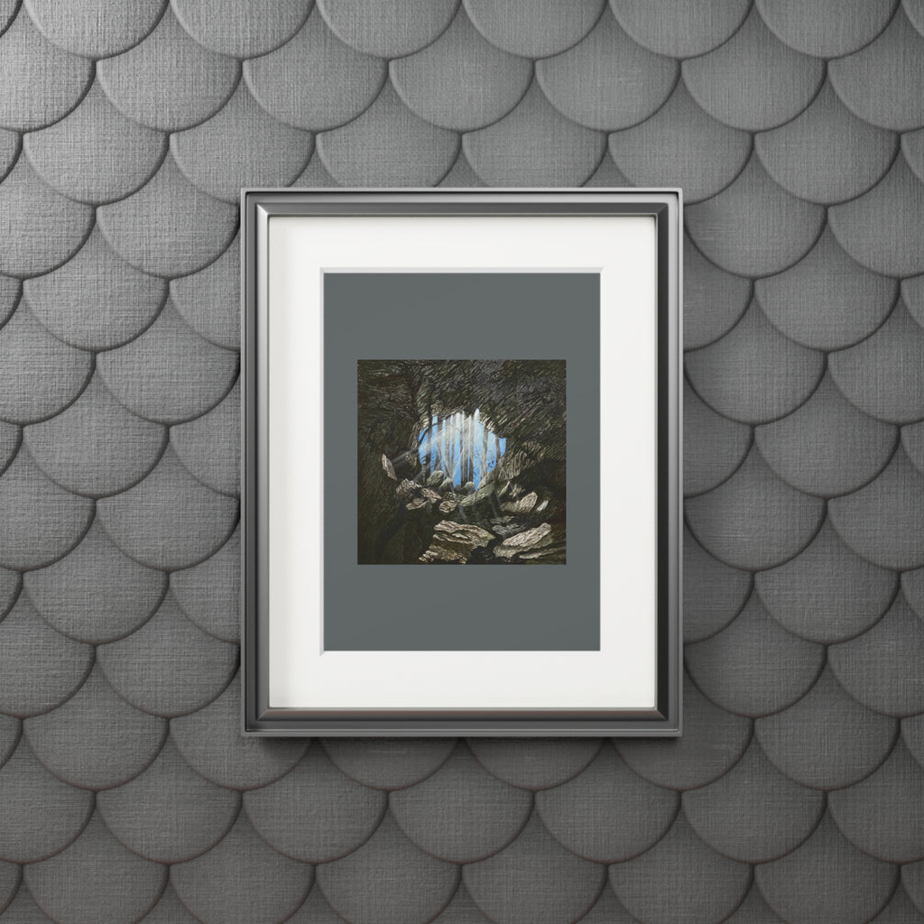 Fine Art Print with White Passepartout Frame - Portal One (2025)