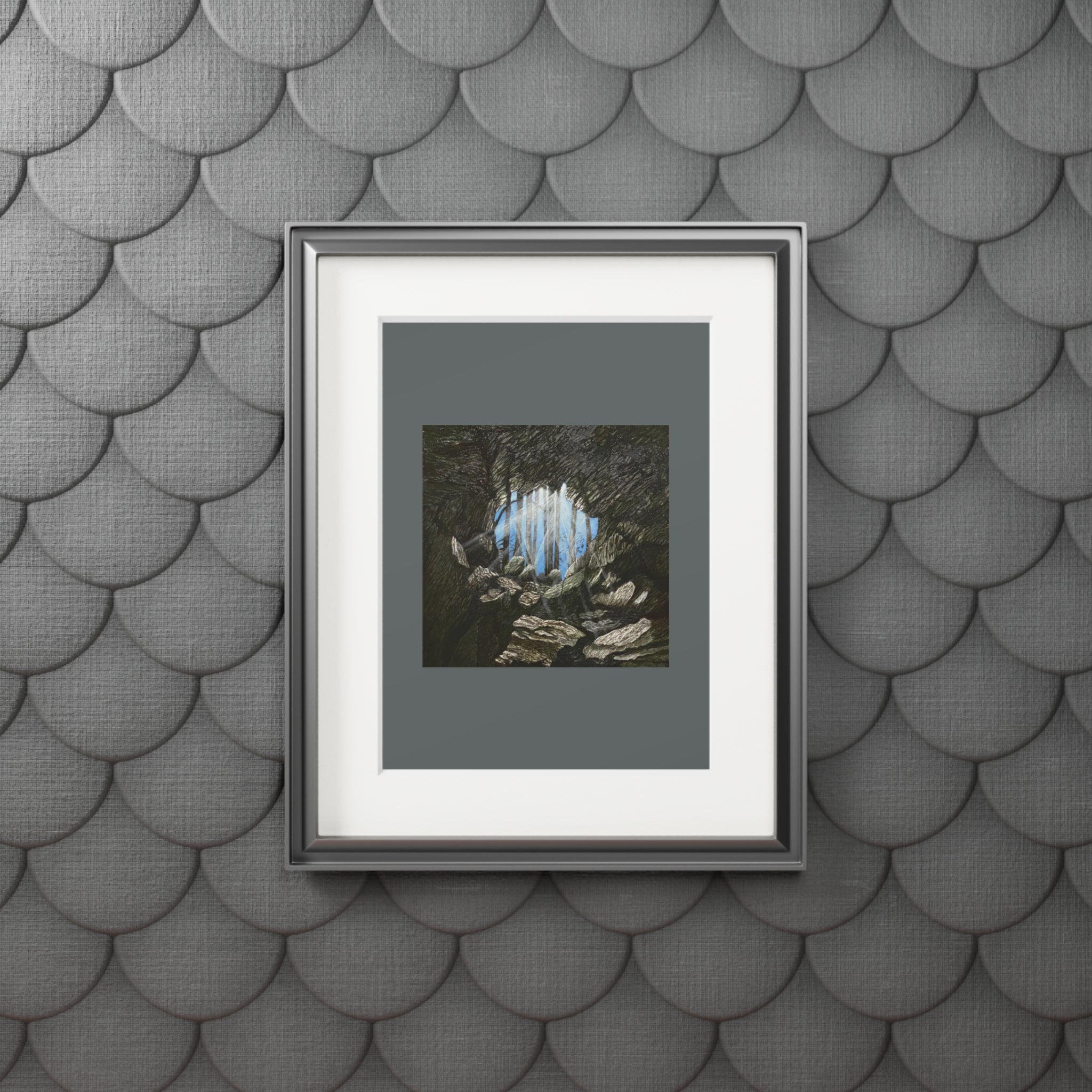 Fine Art Print with White Passepartout Frame - Portal One (2025)