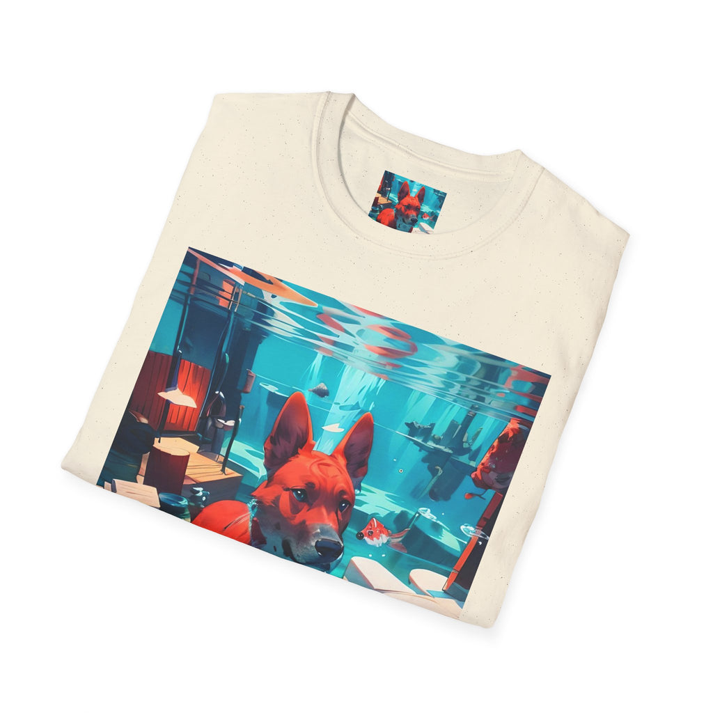 Dog Art Tee — Vibrant Retro Dog Graphic T-Shirt