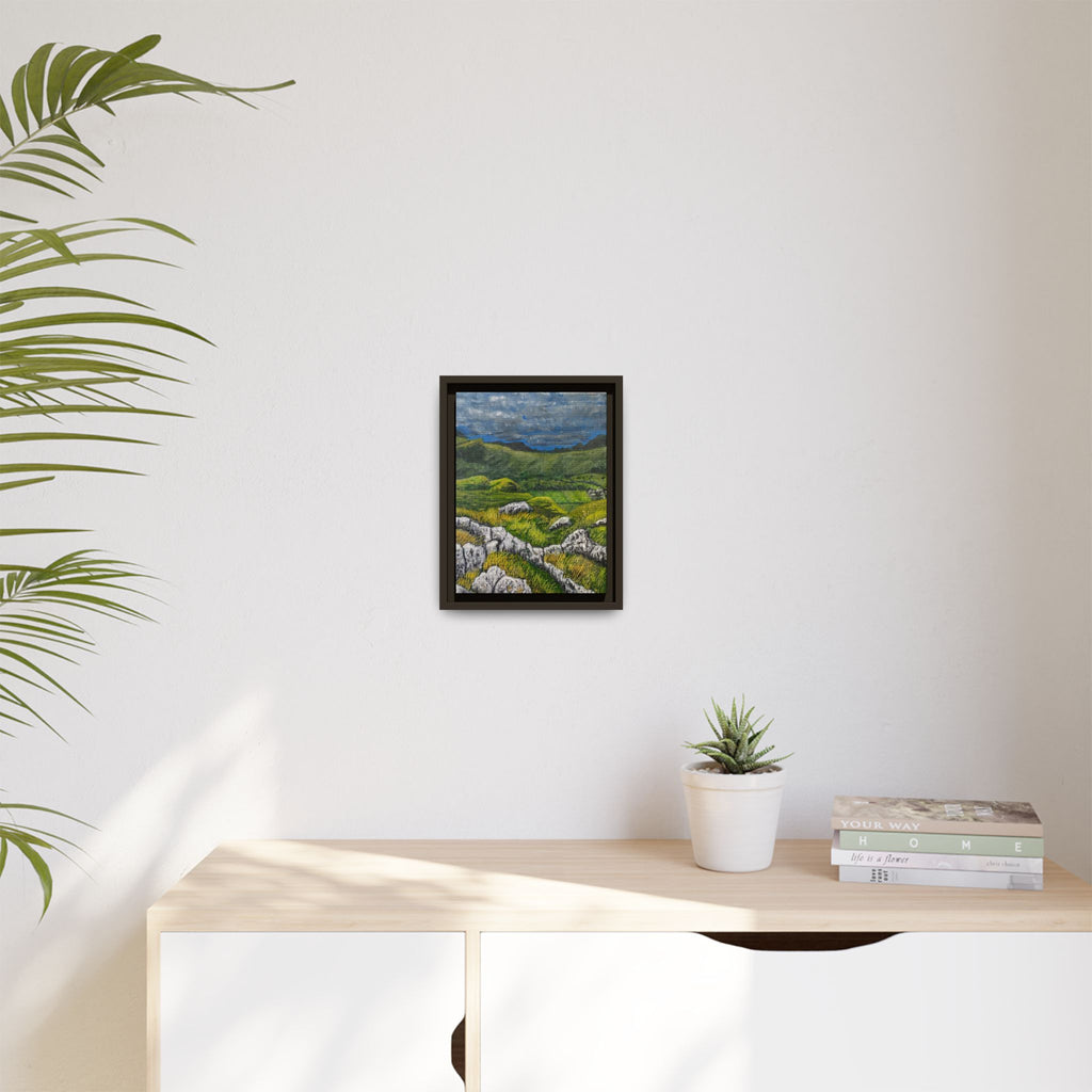 Framed Matte Canvas Print — View from High Rigg Wall Art