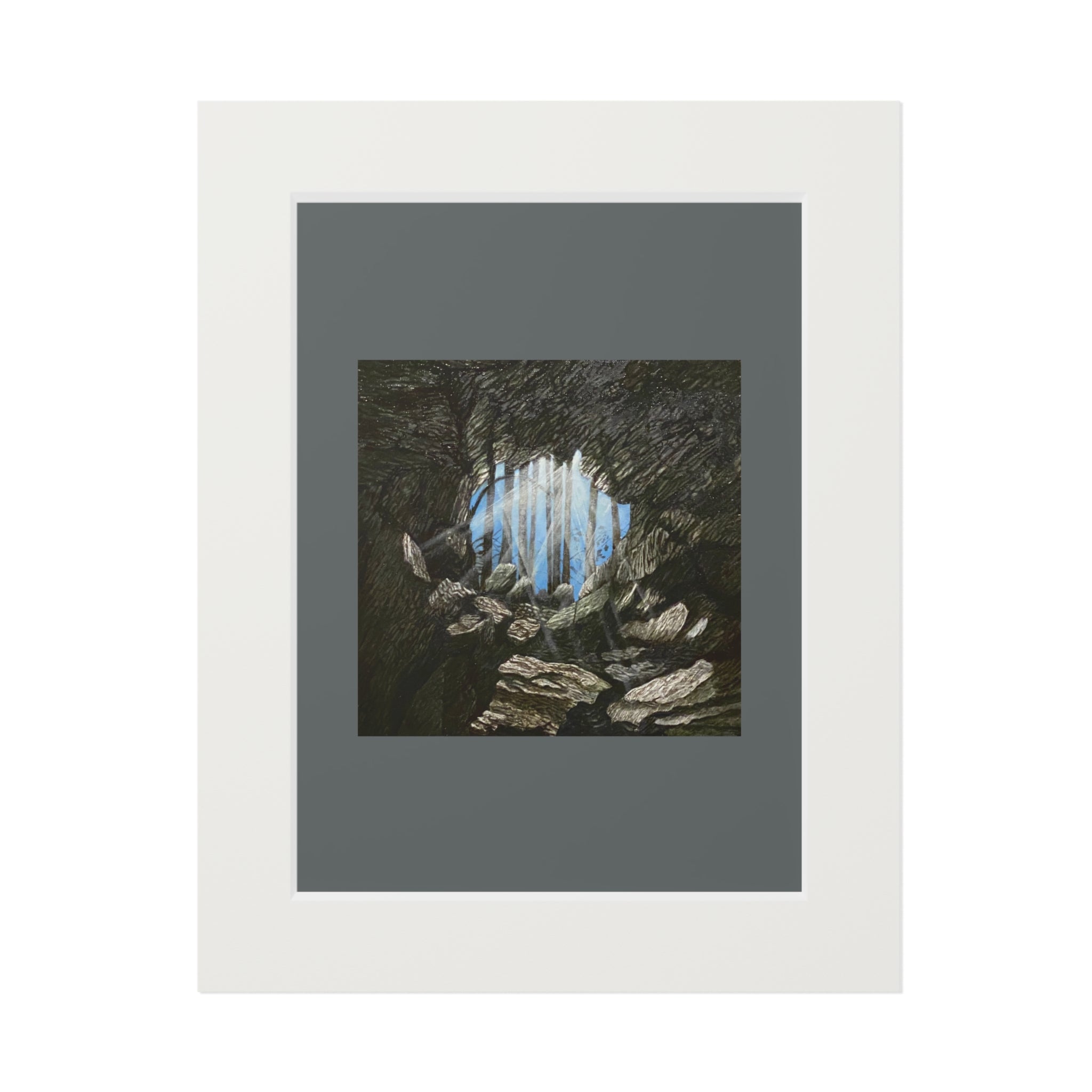 Fine Art Print with White Passepartout Frame - Portal One (2025)