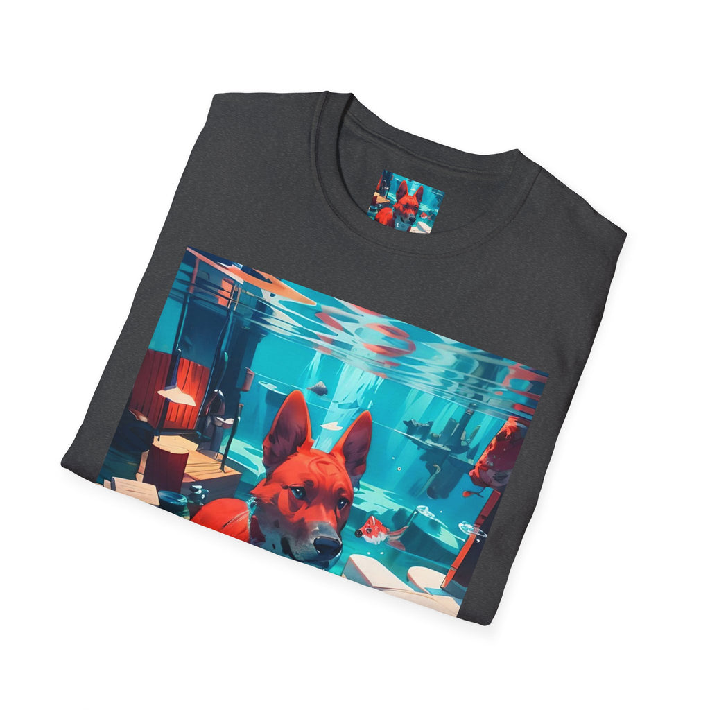 Dog Art Tee — Vibrant Retro Dog Graphic T-Shirt