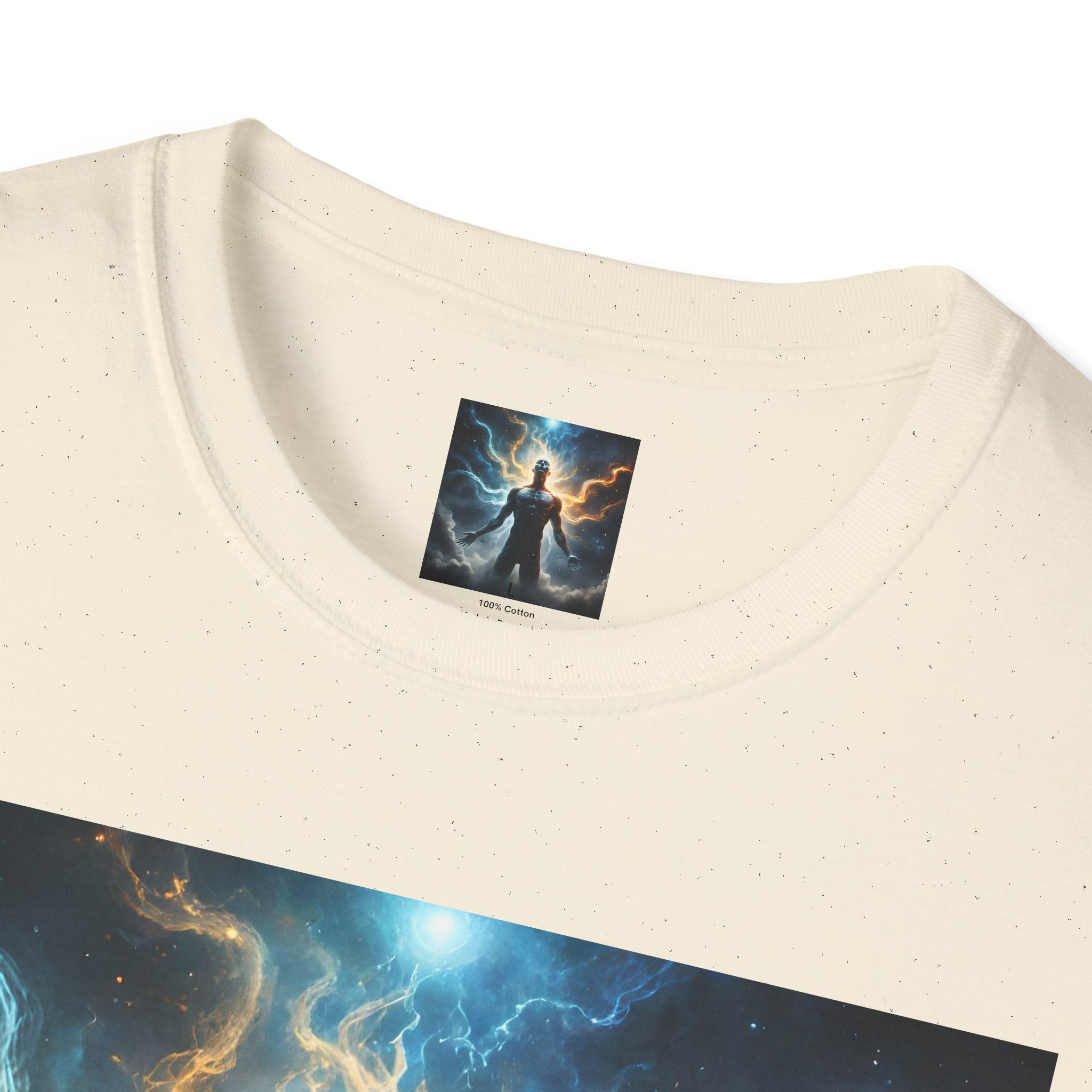 Cosmic Awakening T-Shirt — Electric Energy Meditation Graphic Tee