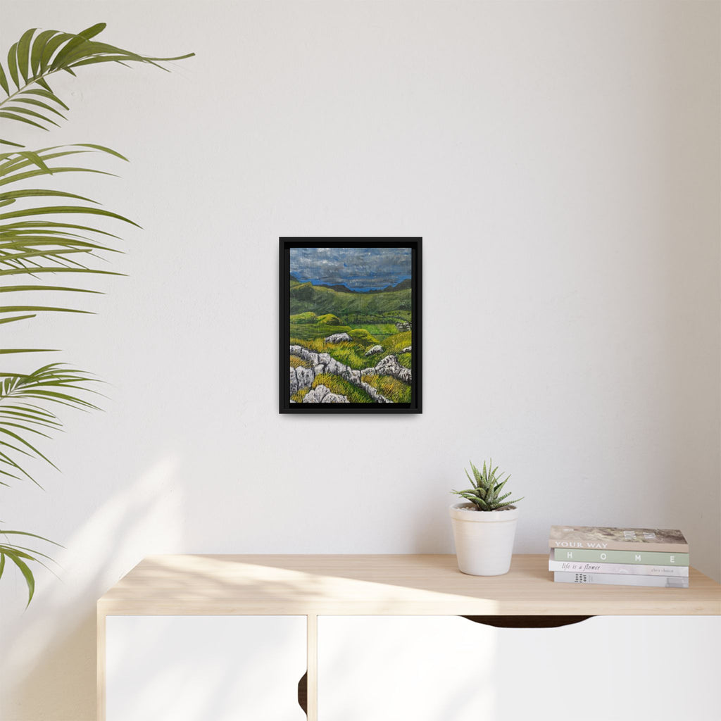 Framed Matte Canvas Print — View from High Rigg Wall Art