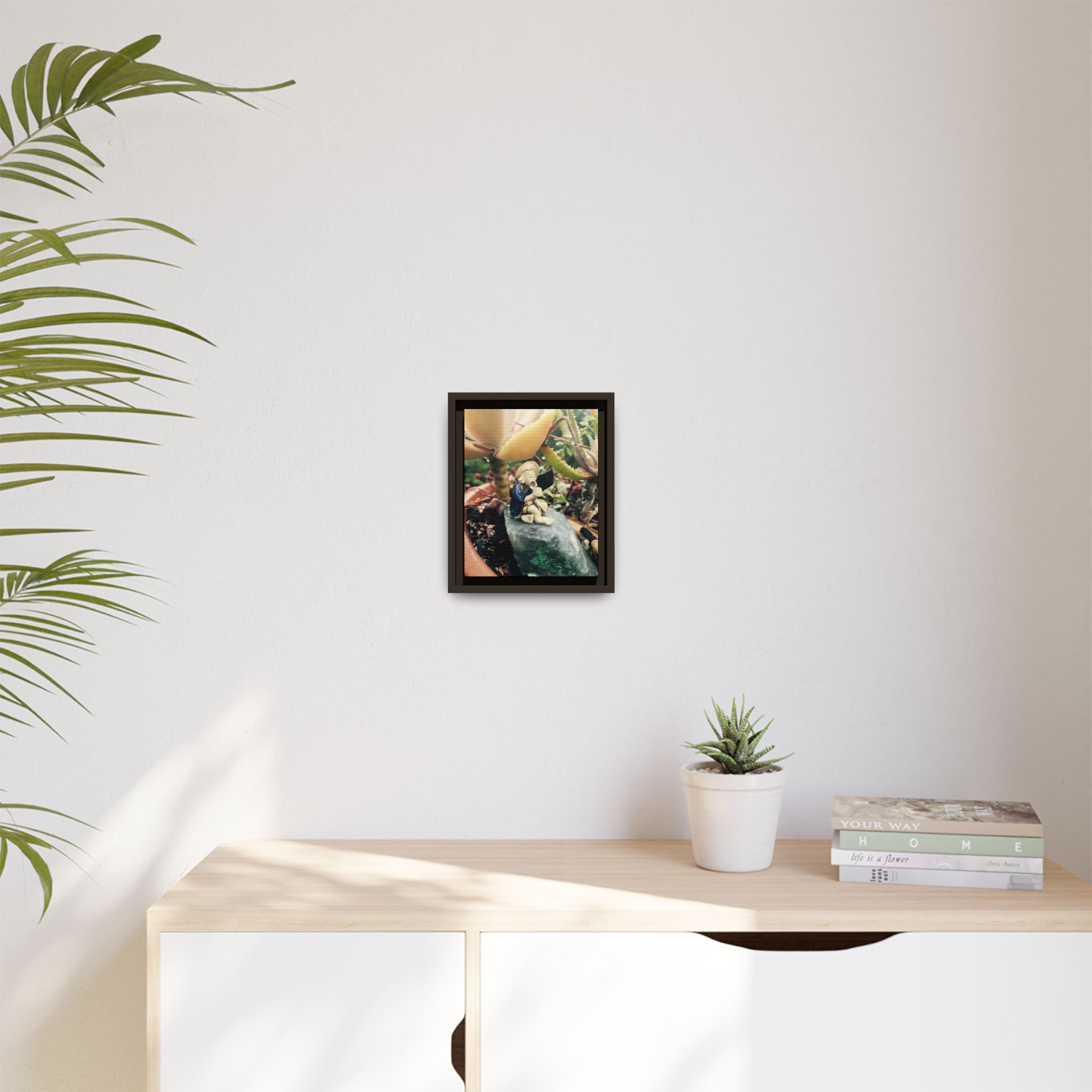 Figure Photo Canvas Print — Framed Matte Wall Art