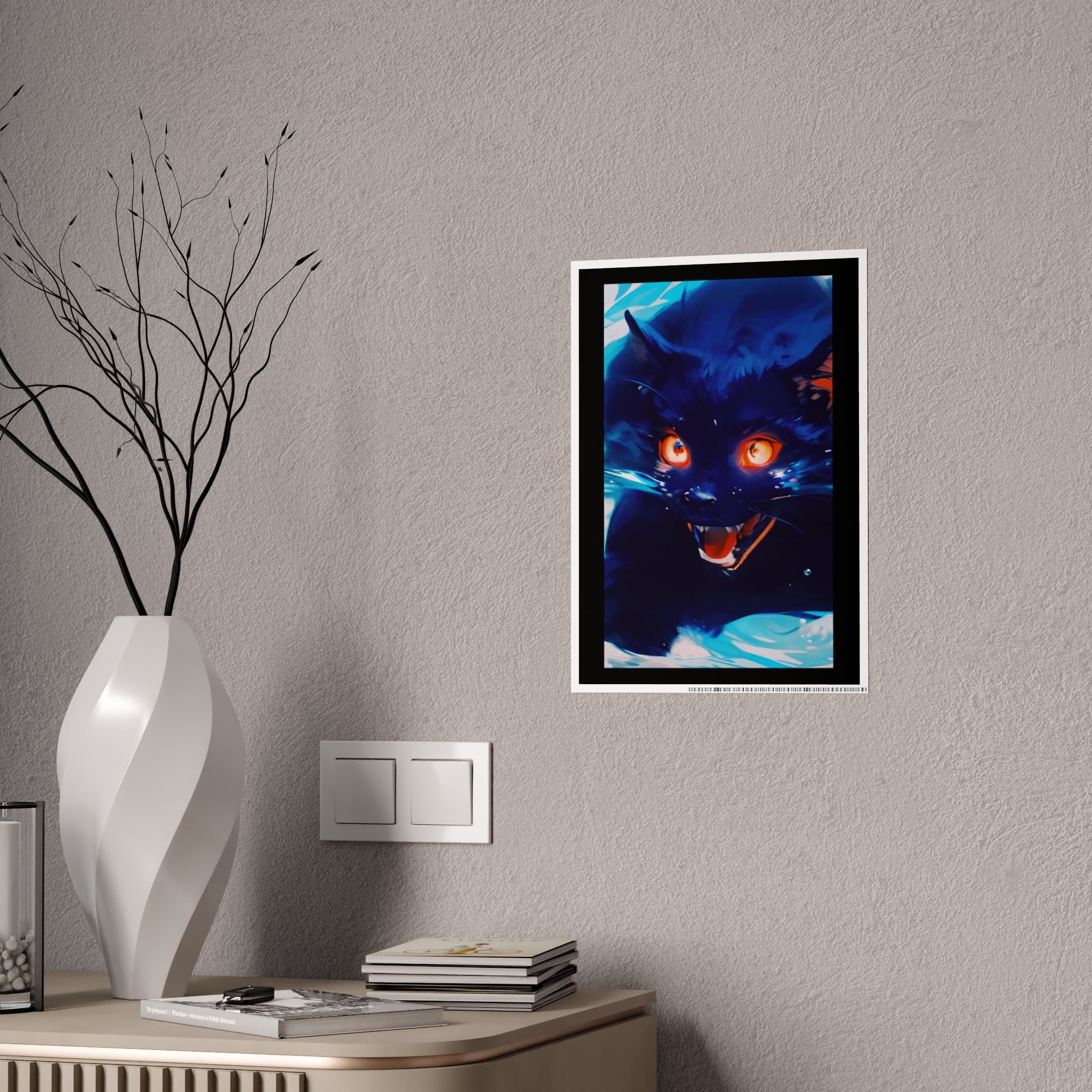 Gloss Poster — Demon Cat from Secrets of a 100ft. Boy - Print