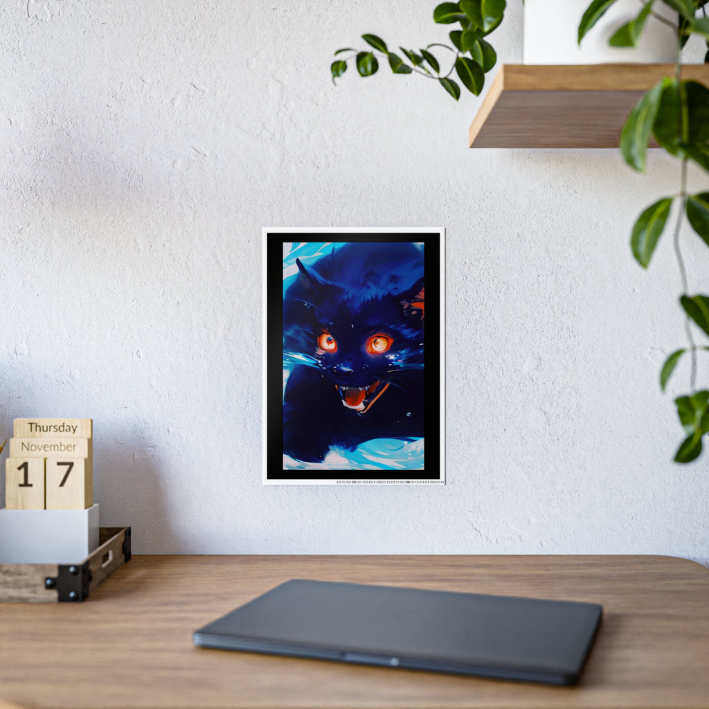 Gloss Poster — Demon Cat from Secrets of a 100ft. Boy - Print