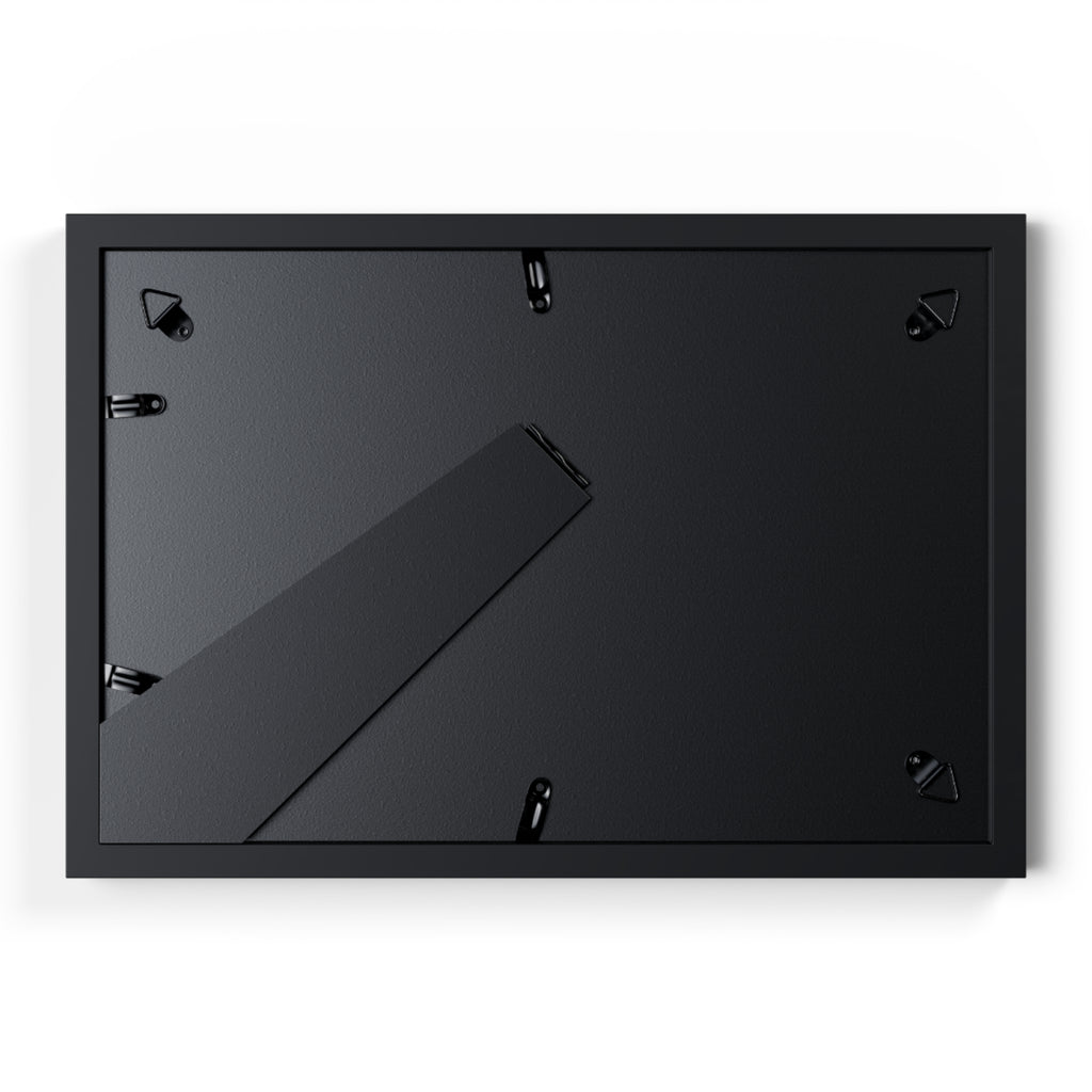 Framed Poster — River Til Print (Black Frame)