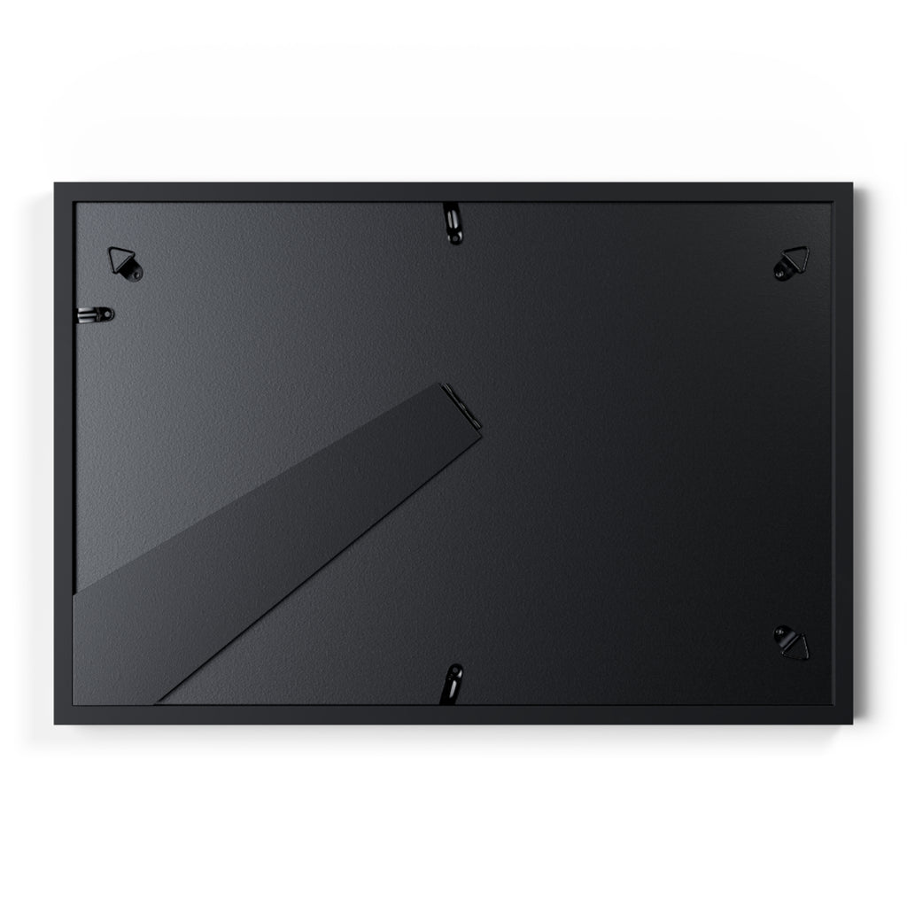 Framed Poster — River Til Print (Black Frame)