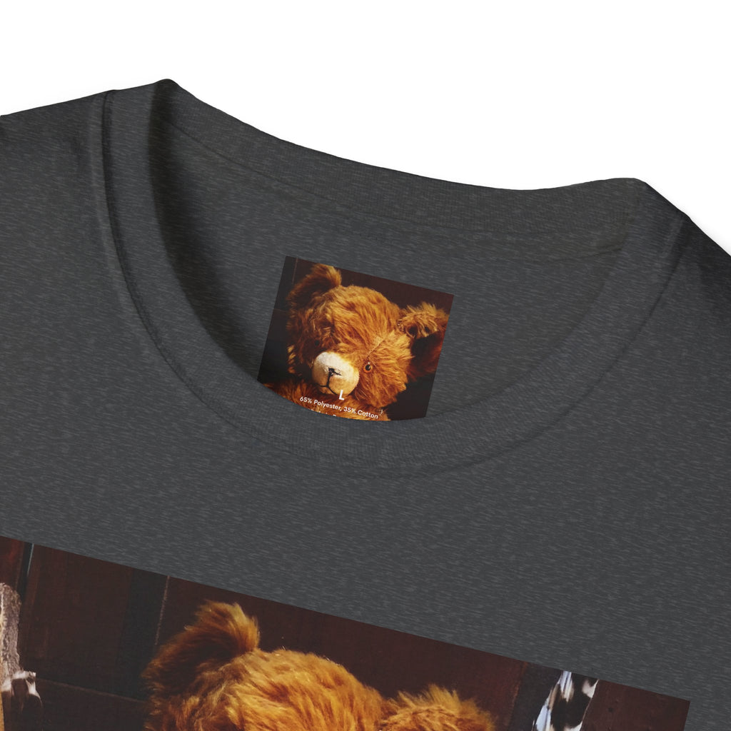Teddy Bear Photo Tee — Vintage Stuffed Bear Graphic T-Shirt