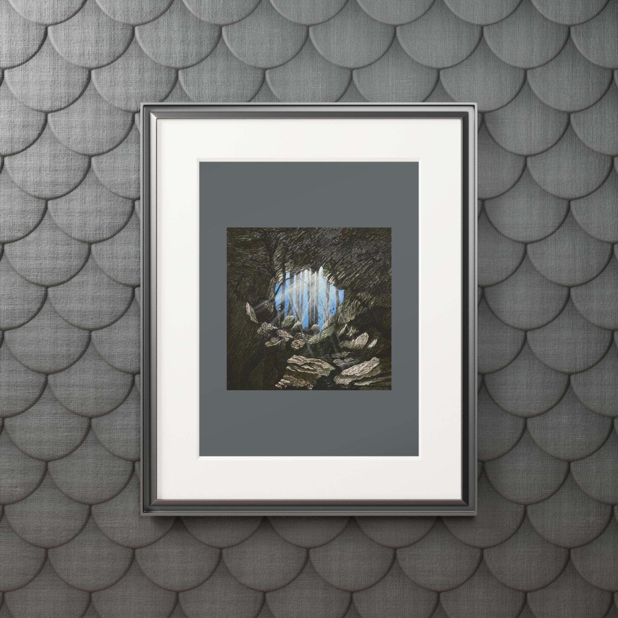 Fine Art Print with White Passepartout Frame - Portal One (2025)