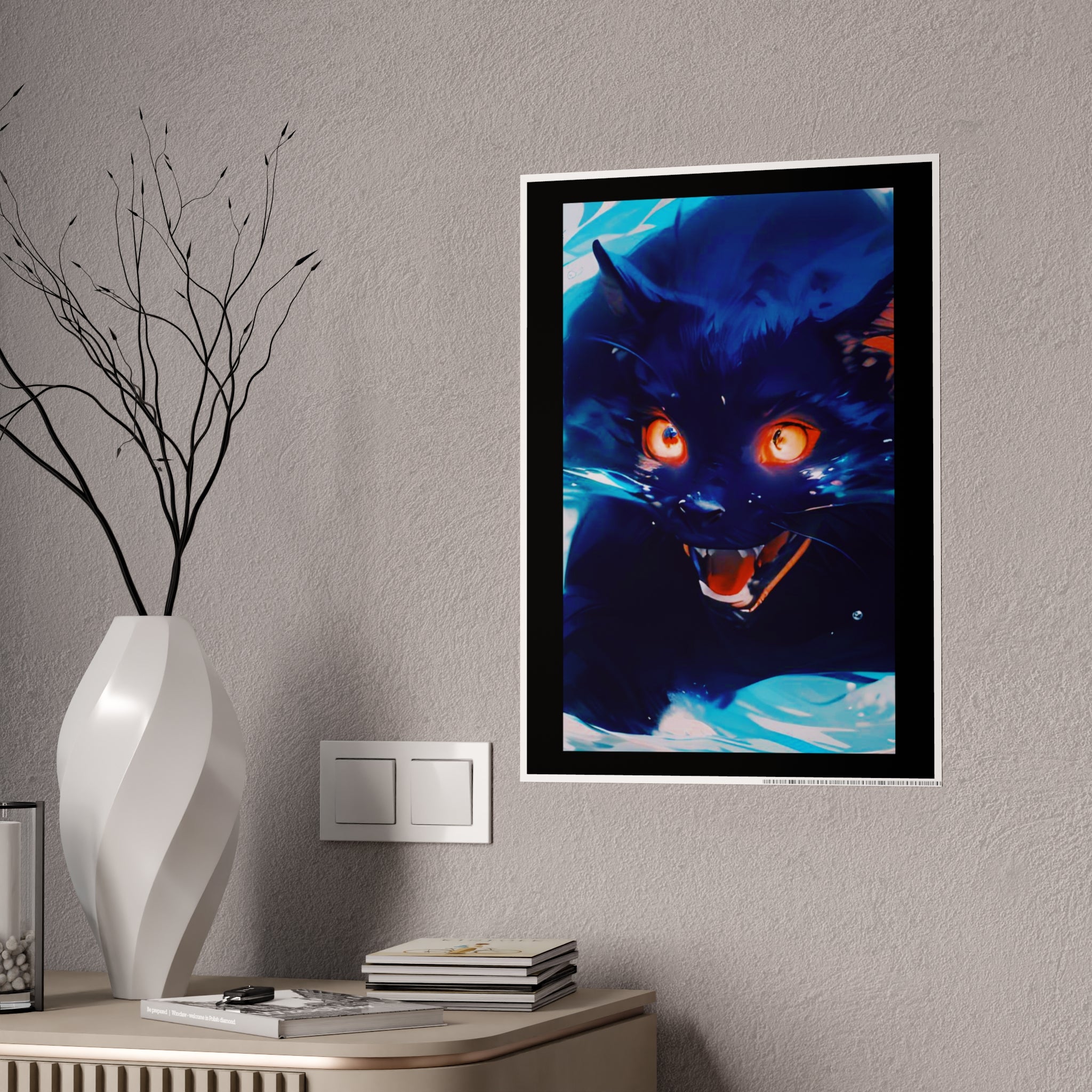 Gloss Poster — Demon Cat from Secrets of a 100ft. Boy - Print