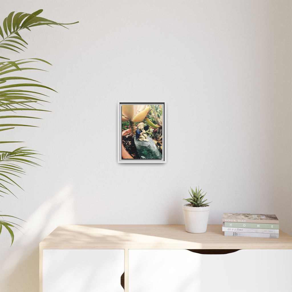 Figure Photo Canvas Print — Framed Matte Wall Art