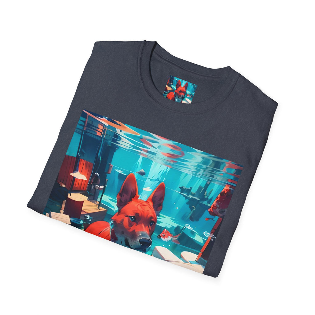 Dog Art Tee — Vibrant Retro Dog Graphic T-Shirt